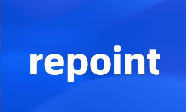 repoint