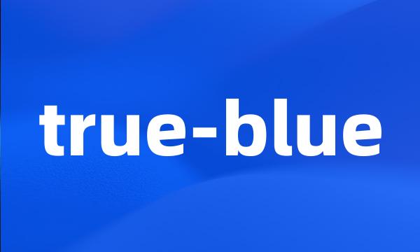 true-blue