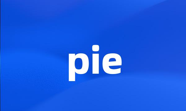 pie