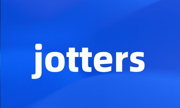 jotters