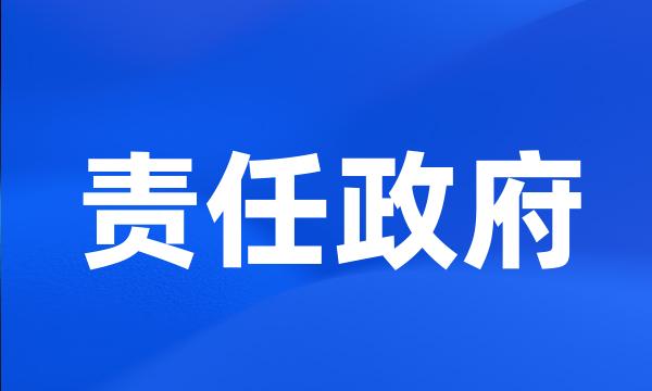 责任政府