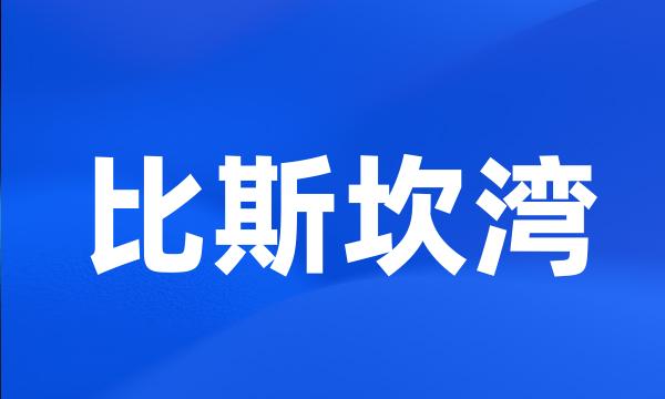 比斯坎湾