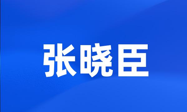 张晓臣