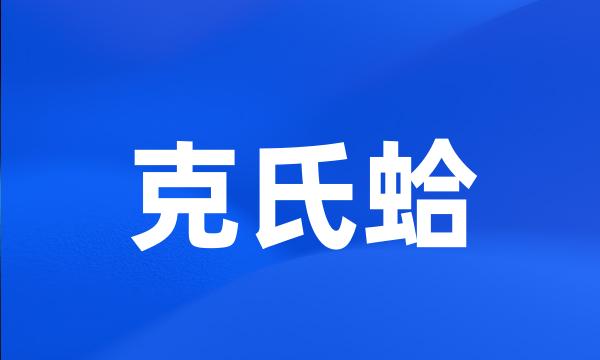 克氏蛤