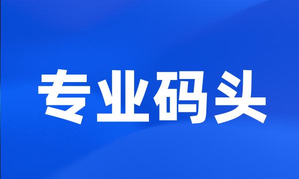 专业码头