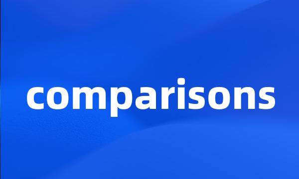 comparisons