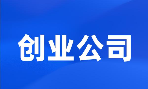 创业公司