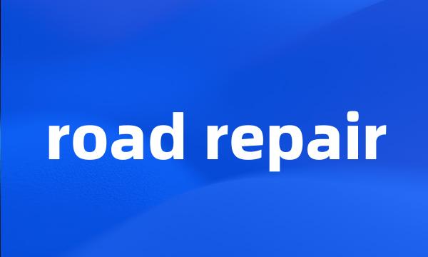 road repair