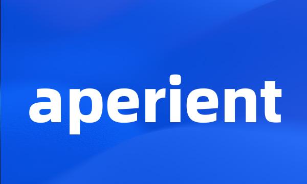 aperient