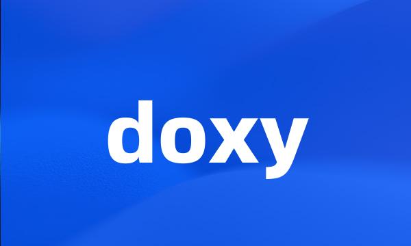 doxy