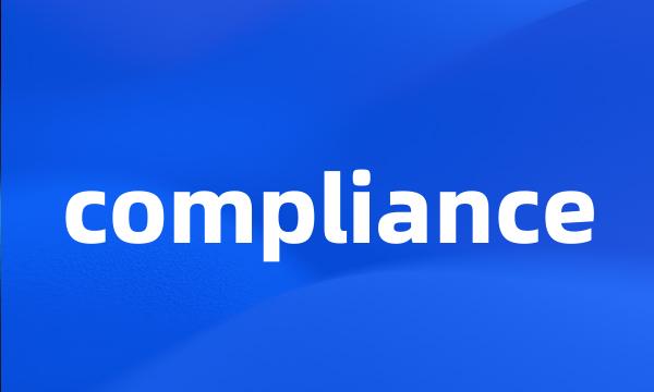 compliance