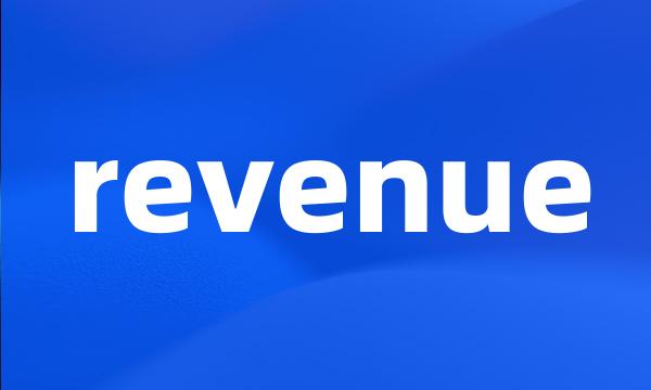 revenue