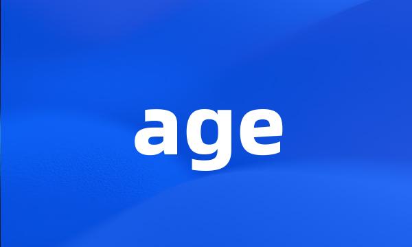 age