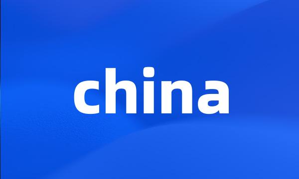 china