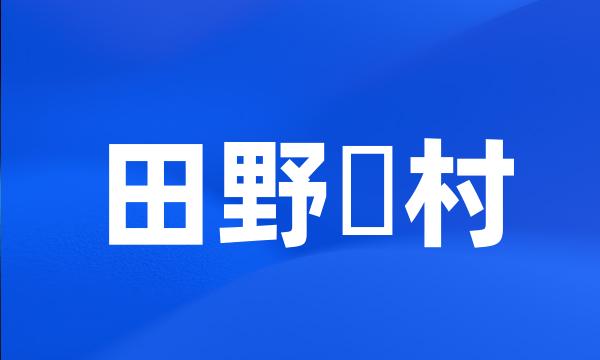 田野畑村