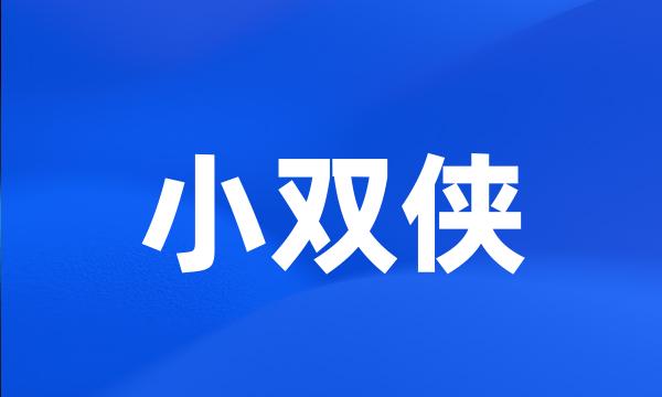 小双侠