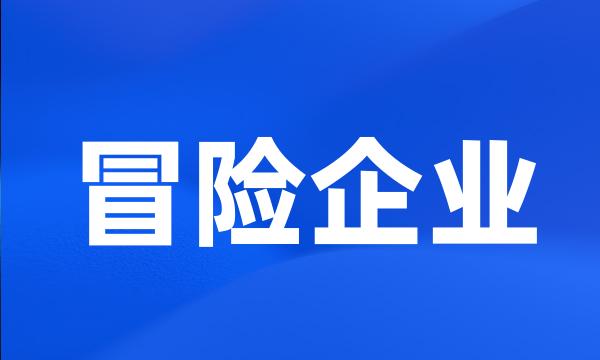 冒险企业