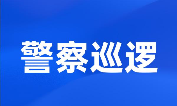 警察巡逻