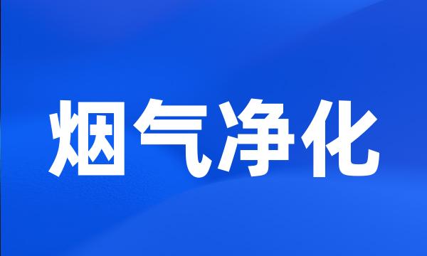 烟气净化