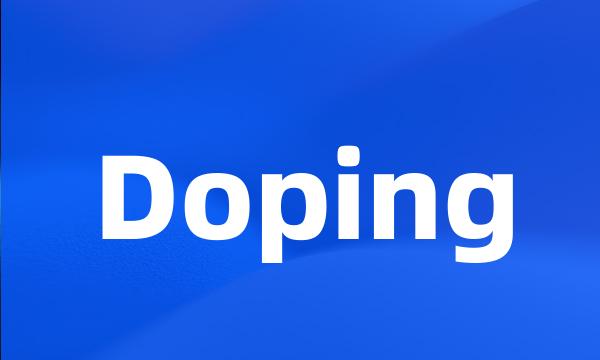 Doping