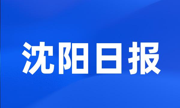 沈阳日报