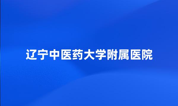 辽宁中医药大学附属医院