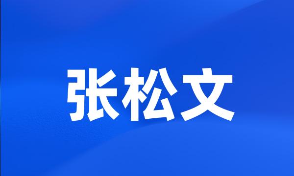 张松文