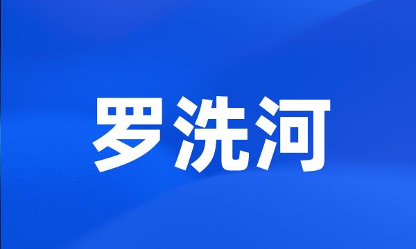 罗洗河