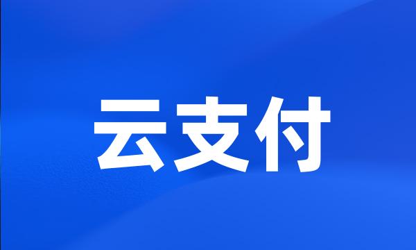 云支付