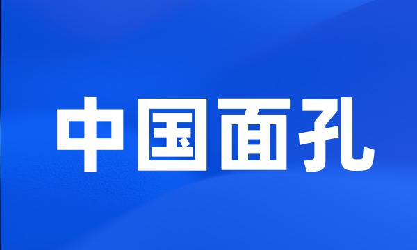 中国面孔