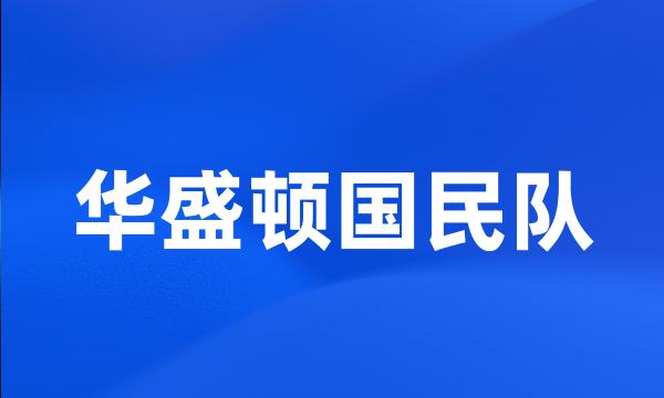 华盛顿国民队