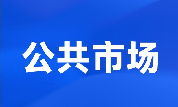 公共市场