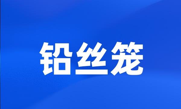 铅丝笼