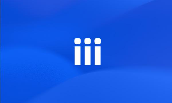 iii