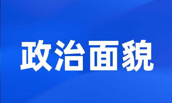 政治面貌