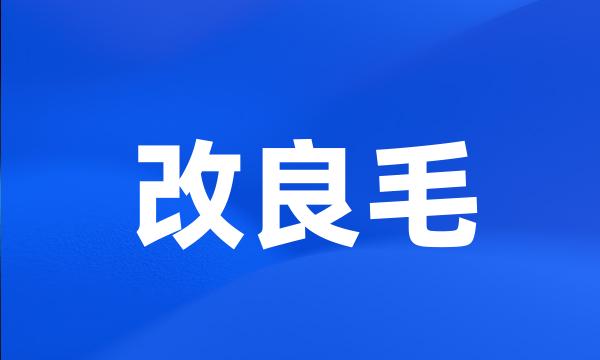 改良毛