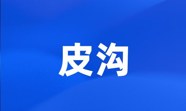 皮沟