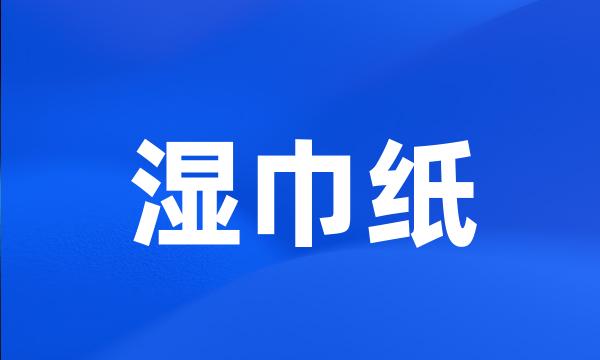 湿巾纸