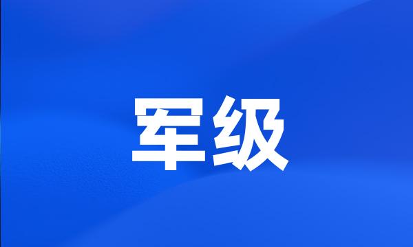 军级