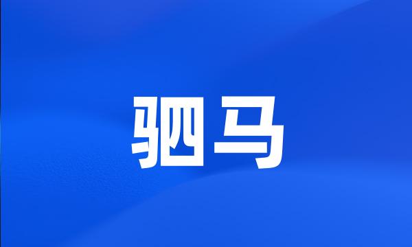 驷马