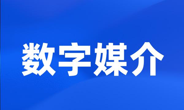 数字媒介