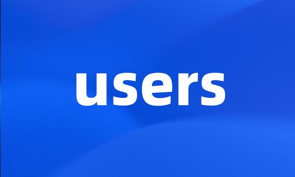 users