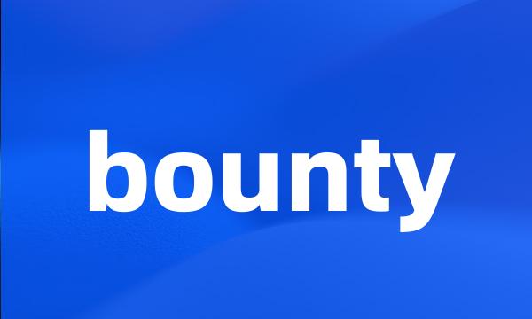 bounty