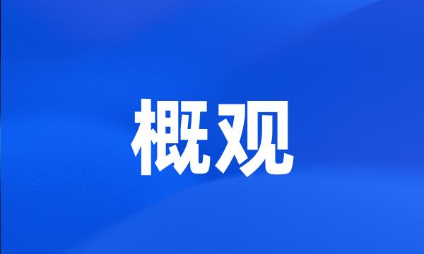 概观