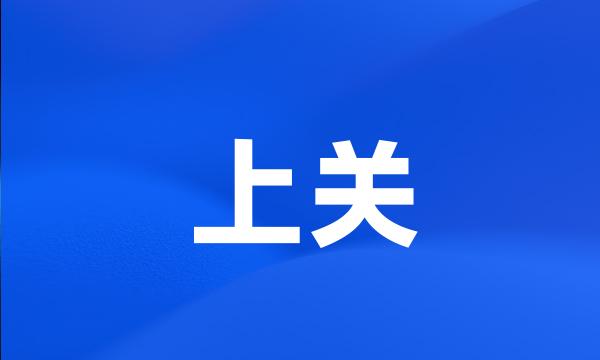 上关