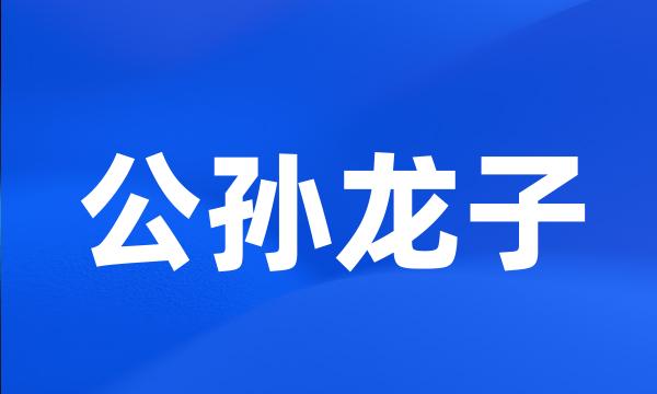 公孙龙子