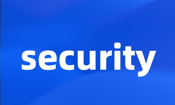 security