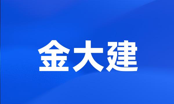 金大建