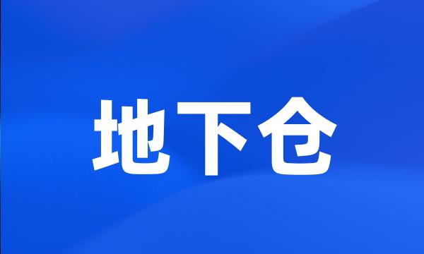 地下仓