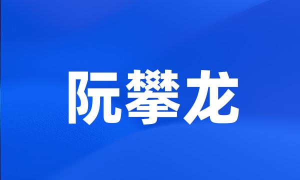 阮攀龙